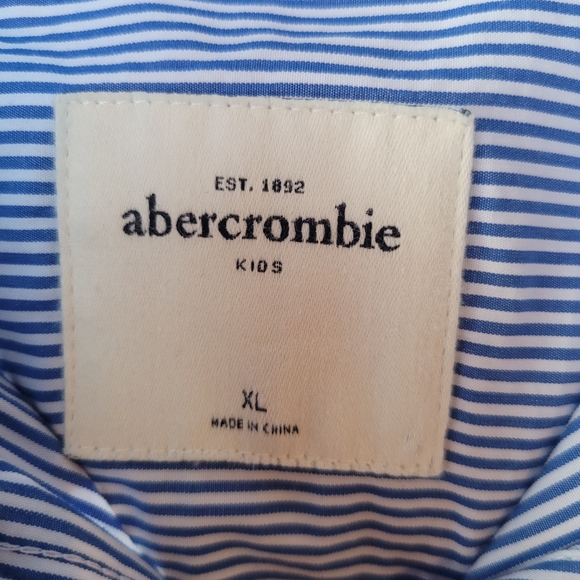 Abercrombie kids boys shirt size xl button down - Picture 5 of 5
